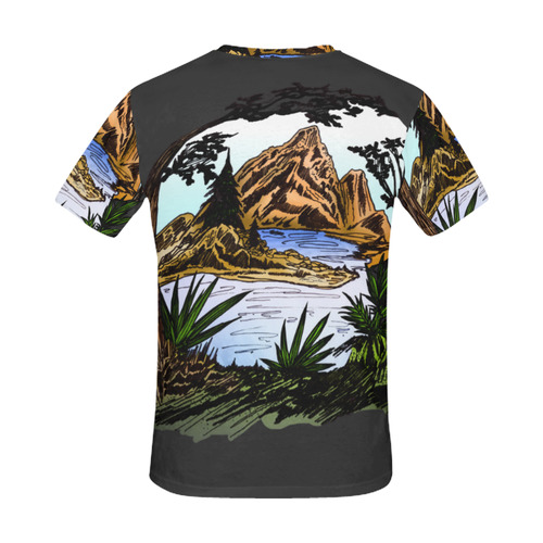 The Outdoors All Over Print T-Shirt for Men (USA Size) (Model T40)