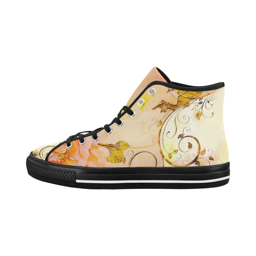 Beautiful flowers in soft colors Vancouver H Women's Canvas Shoes (1013-1)