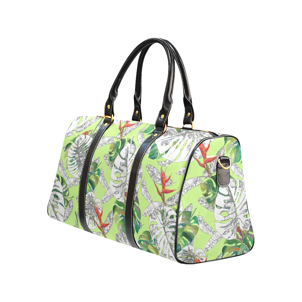 Nature landscape and scenery tropical palm leaves designed in Australia New Waterproof Travel Bag/Small (Model 1639)