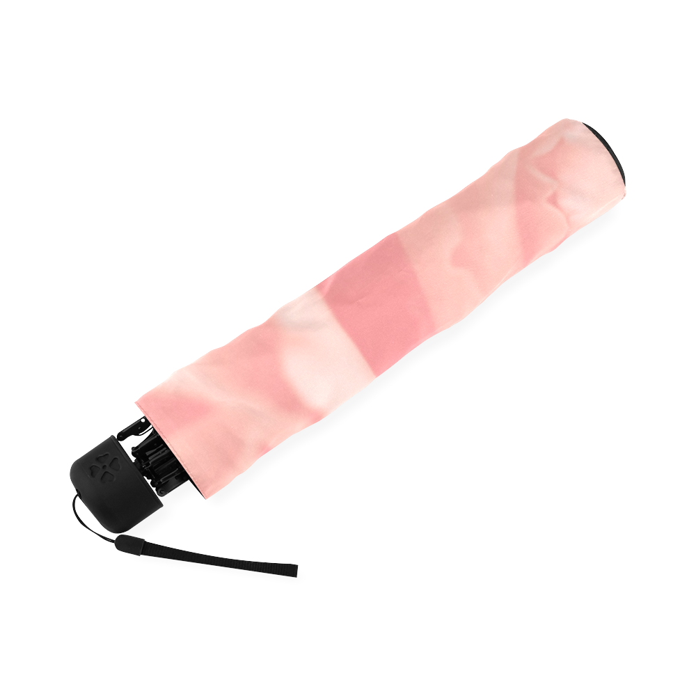 Pink Macro Flower Foldable Umbrella (Model U01)