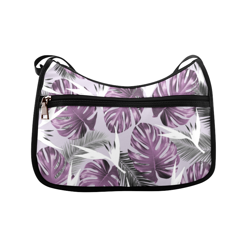 Purple Tropics Crossbody Bags (Model 1616)