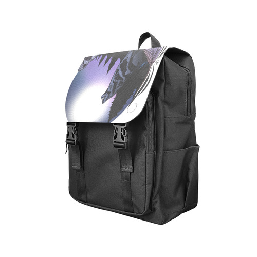 Howling Wolf Casual Shoulders Backpack (Model 1623)