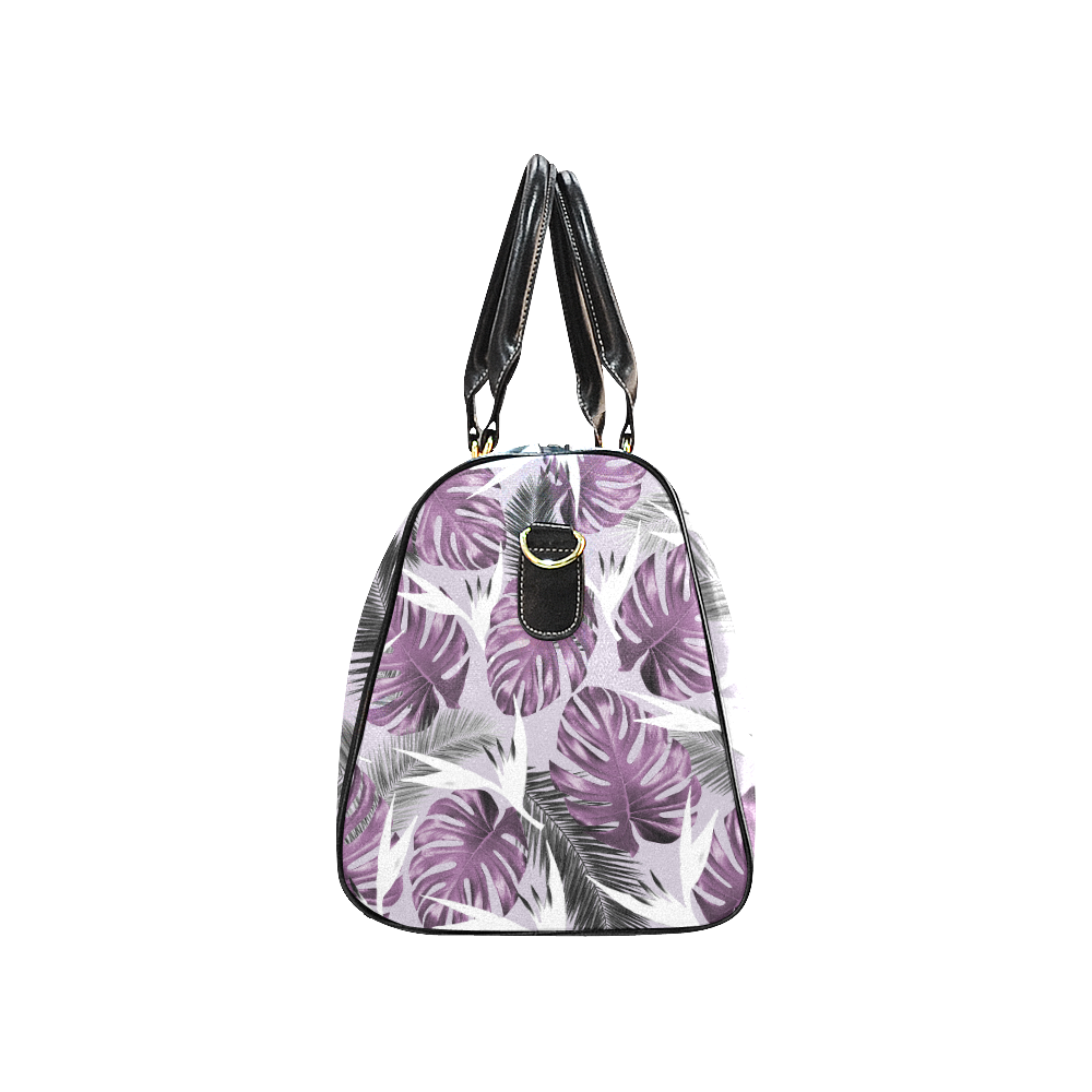 Purple Tropics New Waterproof Travel Bag/Large (Model 1639)