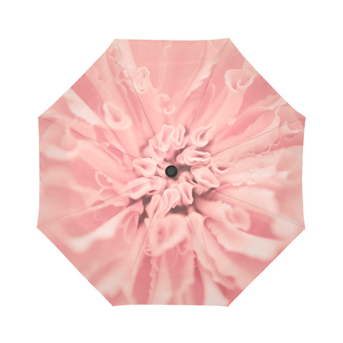 Pink Macro Flower Auto-Foldable Umbrella (Model U04)
