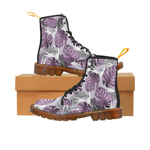 Purple Tropics Martin Boots For Women Model 1203H