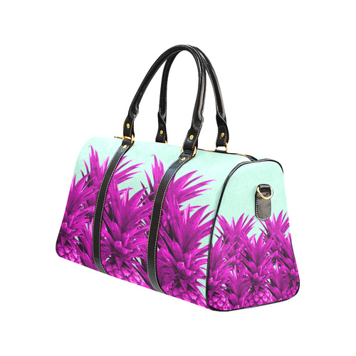 Funky Pineapples New Waterproof Travel Bag/Large (Model 1639)