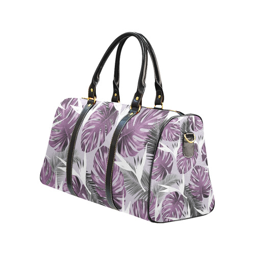 Purple Tropics New Waterproof Travel Bag/Small (Model 1639)