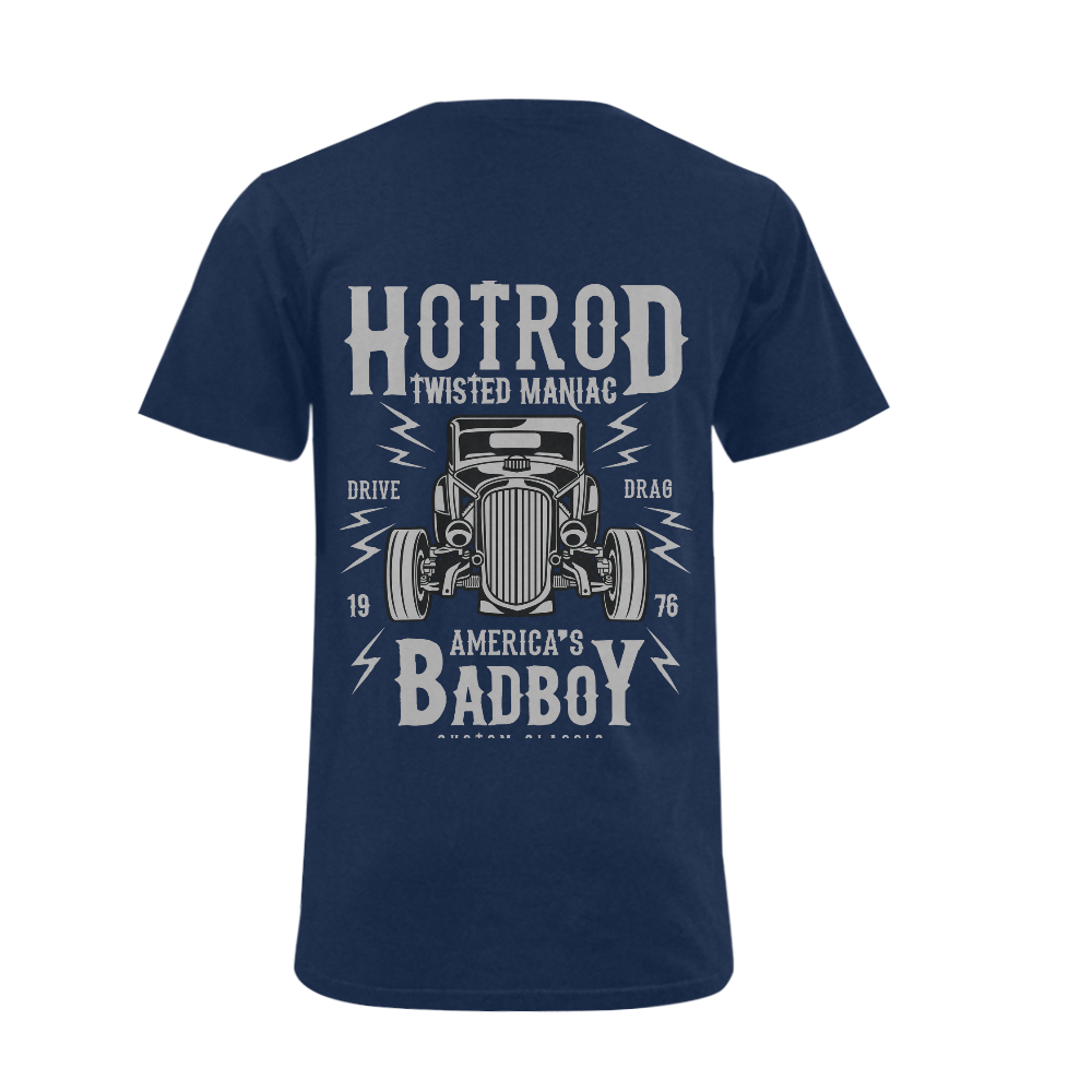 Twisted Hotrod Men's V-Neck T-shirt (USA Size) (Model T10)