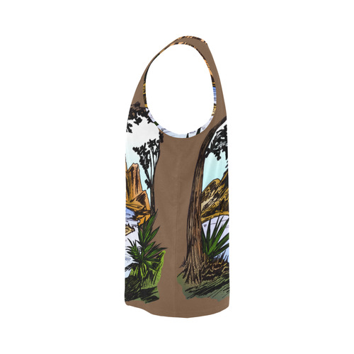 The Outdoors All Over Print Tank Top for Men (Model T43)