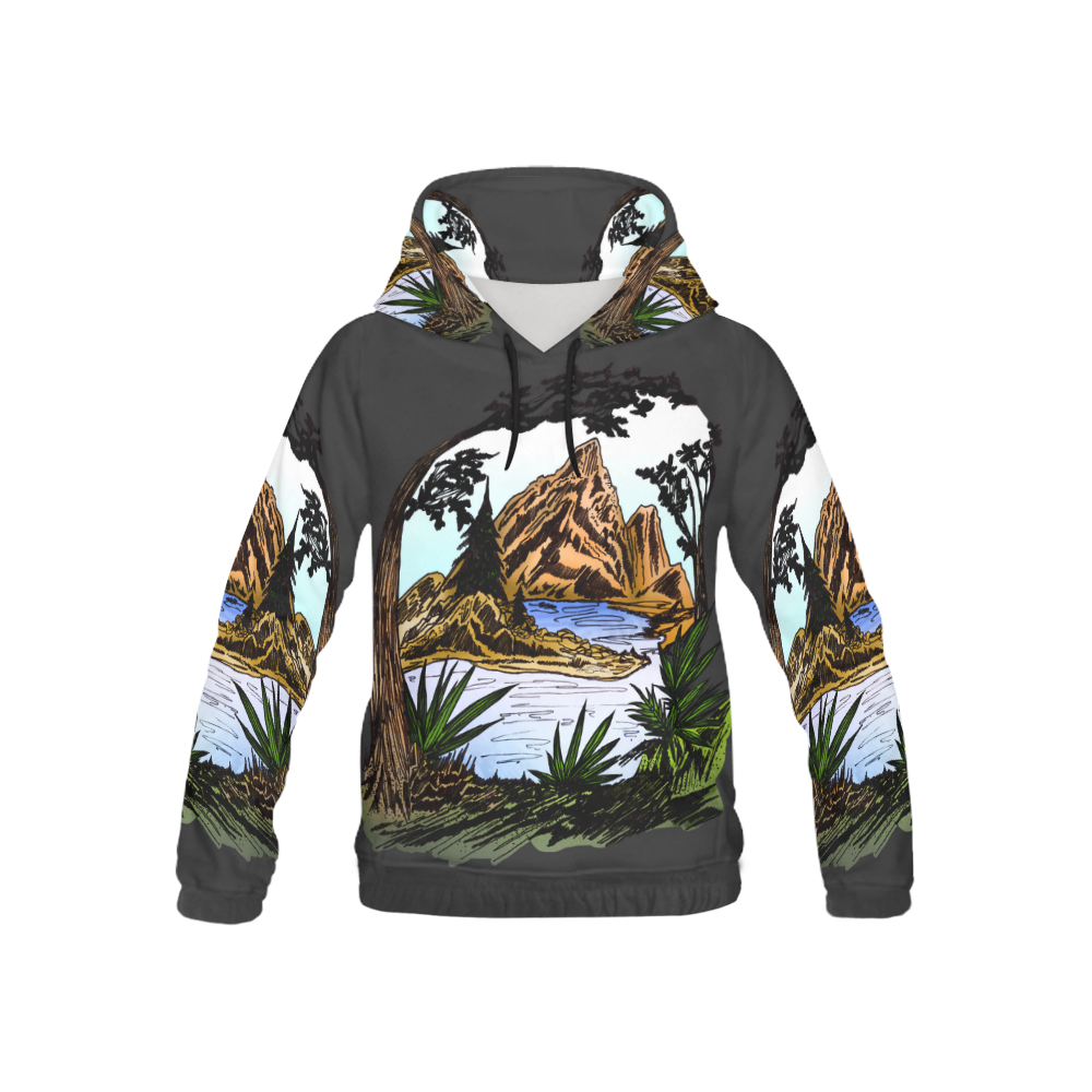 The Outdoors All Over Print Hoodie for Kid (USA Size) (Model H13)