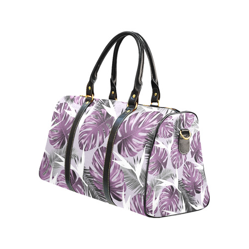 Purple Tropics New Waterproof Travel Bag/Large (Model 1639)