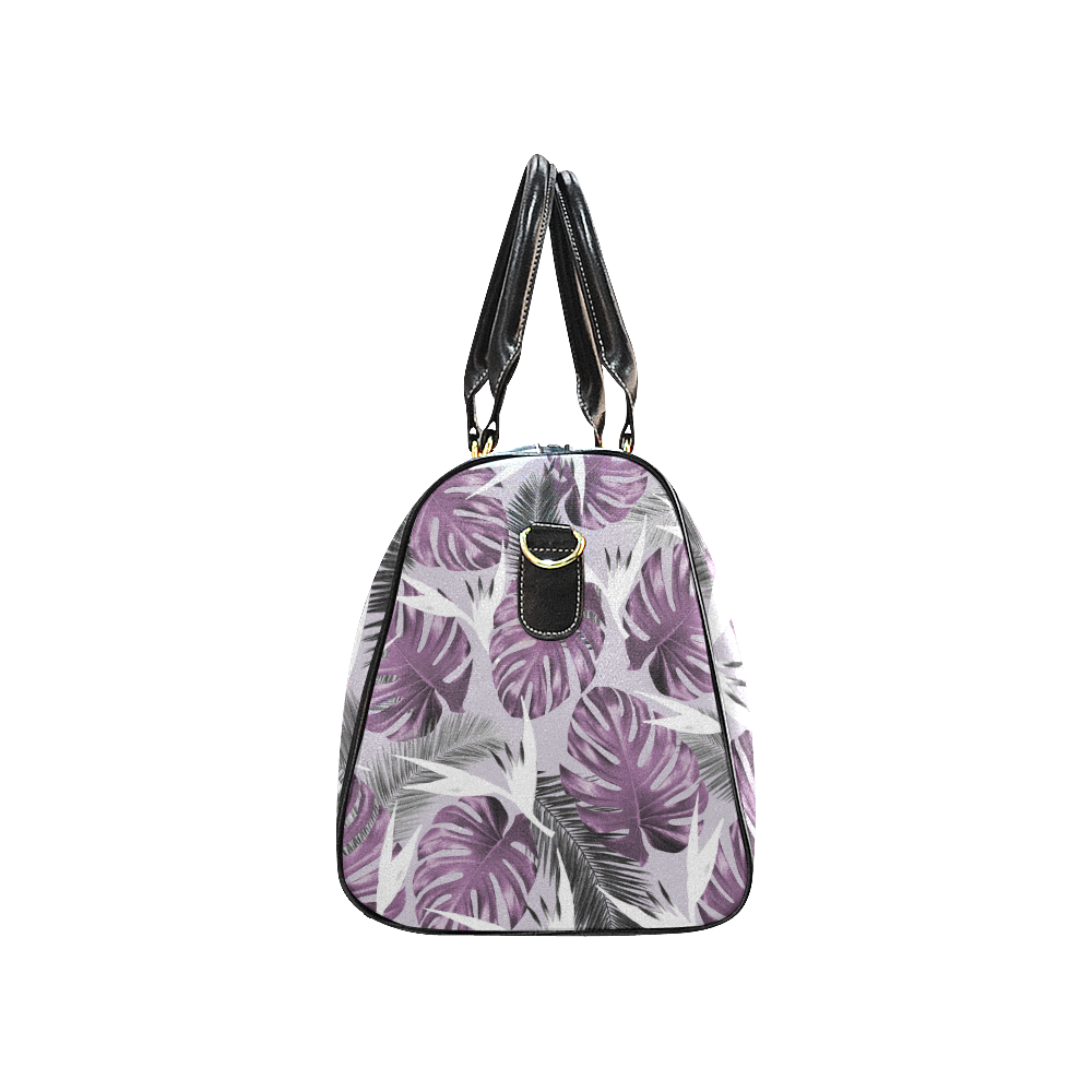Purple Tropics New Waterproof Travel Bag/Small (Model 1639)