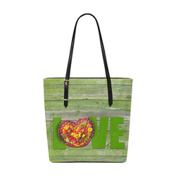 Love Vegan Life Euramerican Tote Bag/Small (Model 1655)