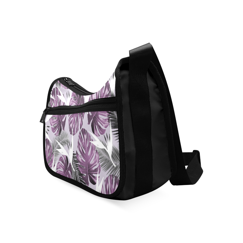 Purple Tropics Crossbody Bags (Model 1616)