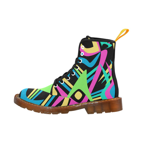 Neon Puff Martin Boots For Women Model 1203H