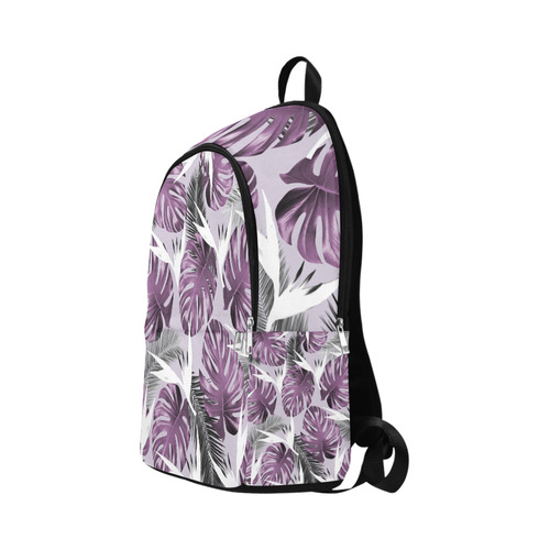 Purple Tropics Fabric Backpack for Adult (Model 1659)