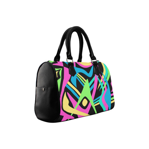 Neon Puff Boston Handbag (Model 1621)