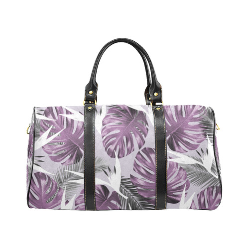 Purple Tropics New Waterproof Travel Bag/Small (Model 1639)