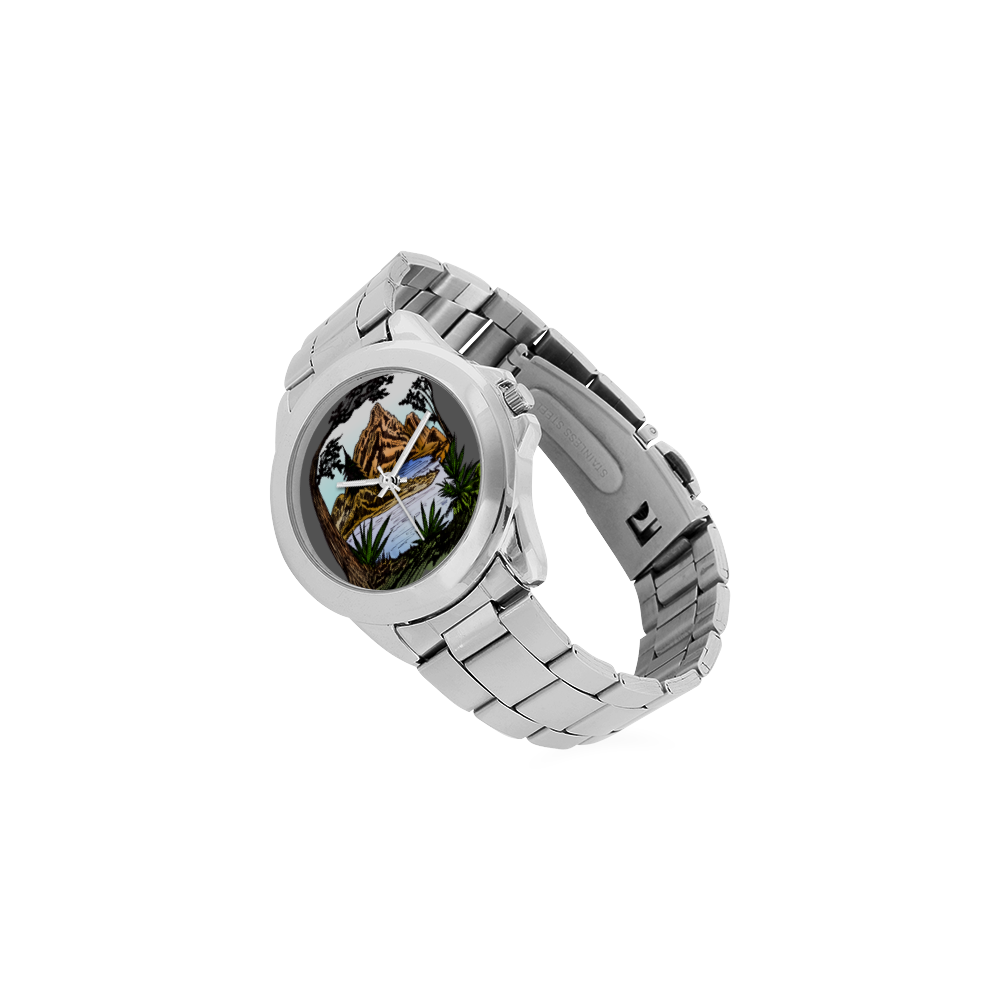 The Outdoors Unisex Stainless Steel Watch(Model 103)