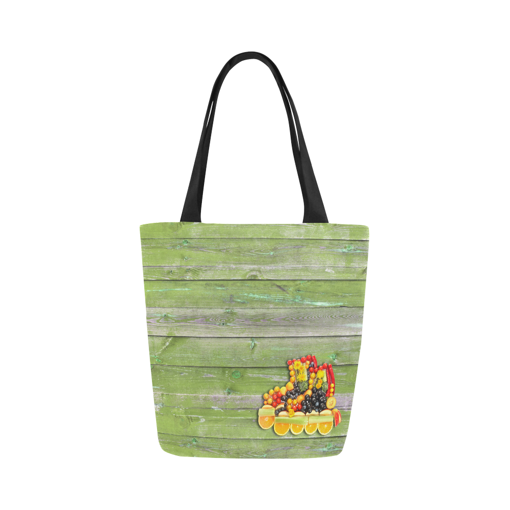 Skater Sport Vegan Love Canvas Tote Bag (Model 1657)