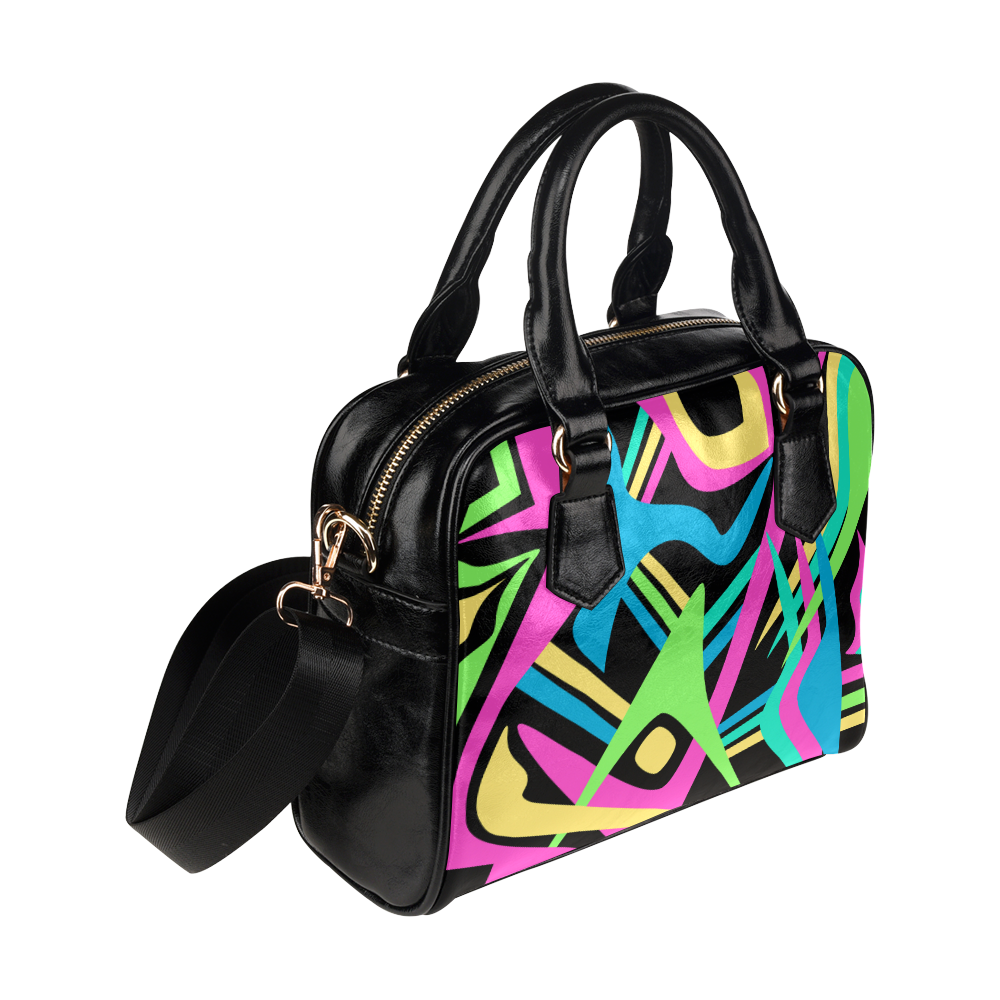 Neon Puff Shoulder Handbag (Model 1634)