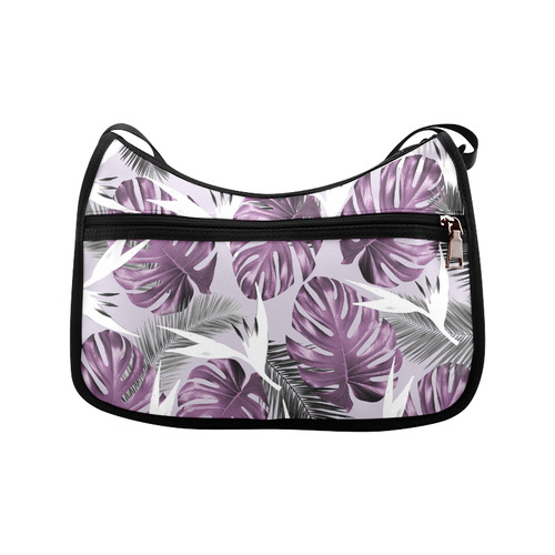 Purple Tropics Crossbody Bags (Model 1616)