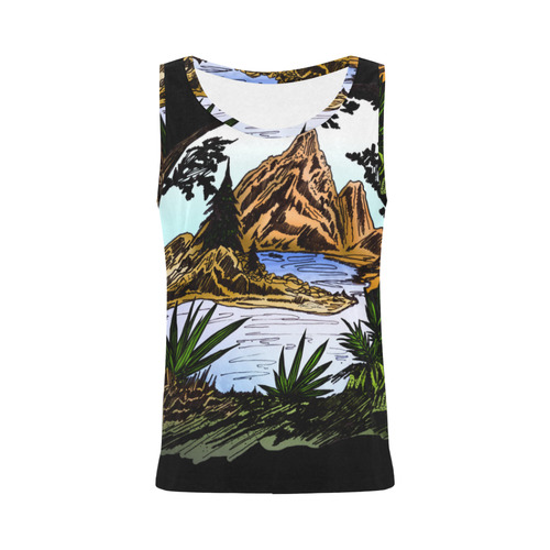 The Outdoors All Over Print Tank Top for Women (Model T43)