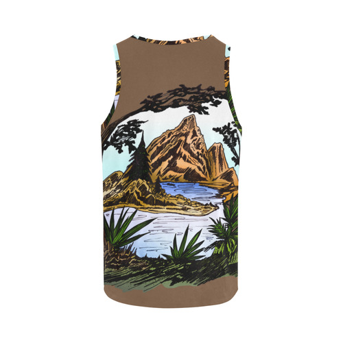 The Outdoors All Over Print Tank Top for Men (Model T43)