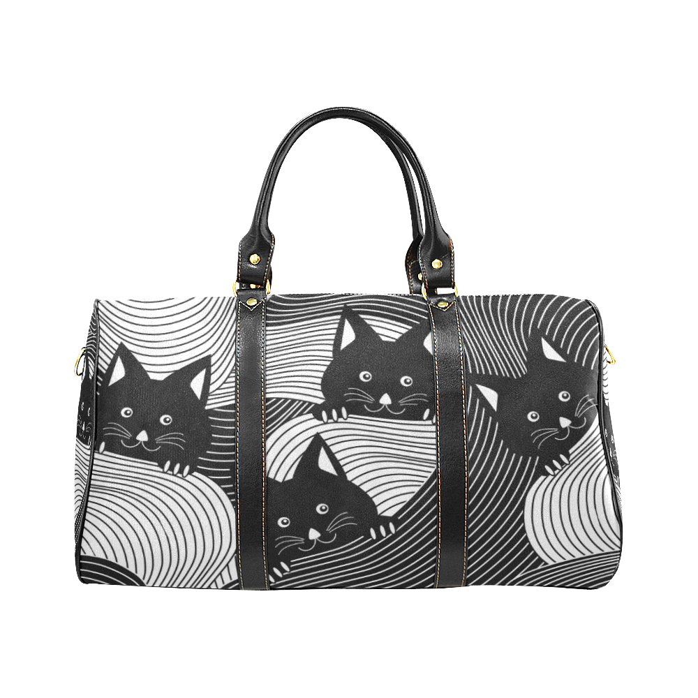 Hidden Kitties New Waterproof Travel Bag/Small (Model 1639)