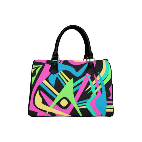 Neon Puff Boston Handbag (Model 1621)