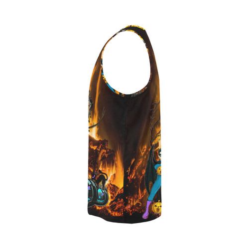 halloween dad on fire All Over Print Tank Top for Men (Model T43)