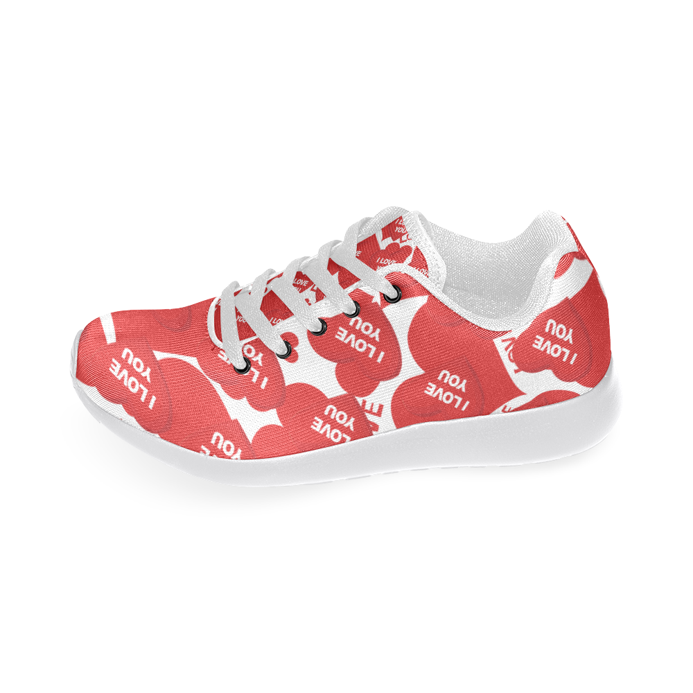 I love you in heart Shoes Women’s Running Shoes (Model 020)