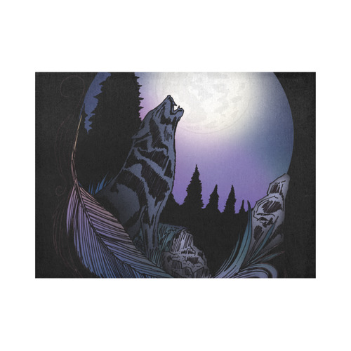 Howling Wolf Placemat 14’’ x 19’’ (Set of 2)