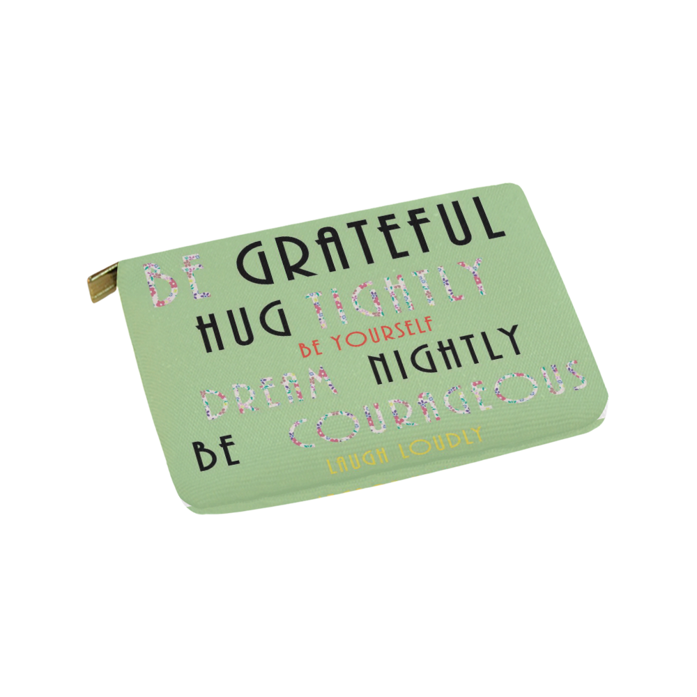 Words of Summer Be-LY Carry-All Pouch 9.5''x6''