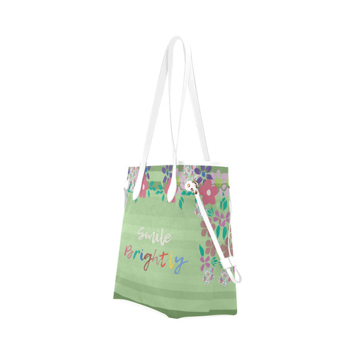 Smile Brightly Clover Canvas Tote Bag (Model 1661)