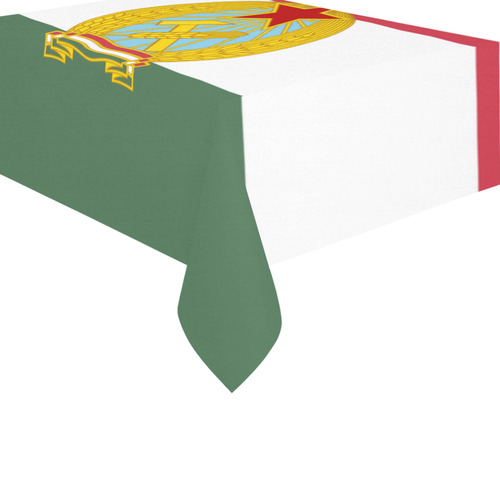 Hungarian People's Republic (1949–1956) Flag Cotton Linen Tablecloth 60" x 90"