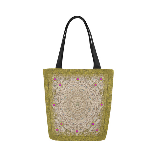 Silent in the forest of  wood Canvas Tote Bag (Model 1657)