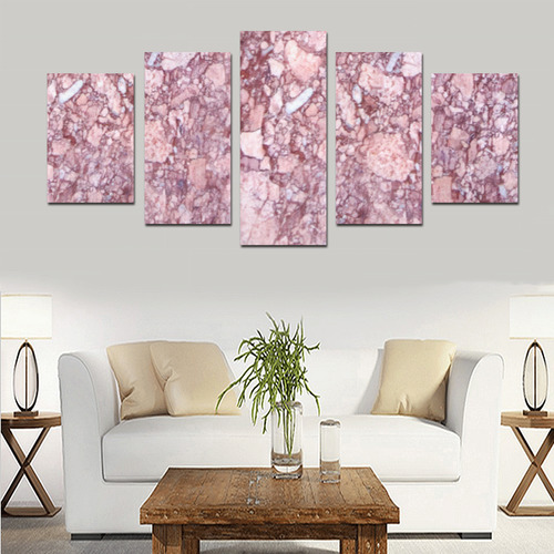 Pink Canvas 1 Canvas Print Sets D (No Frame)