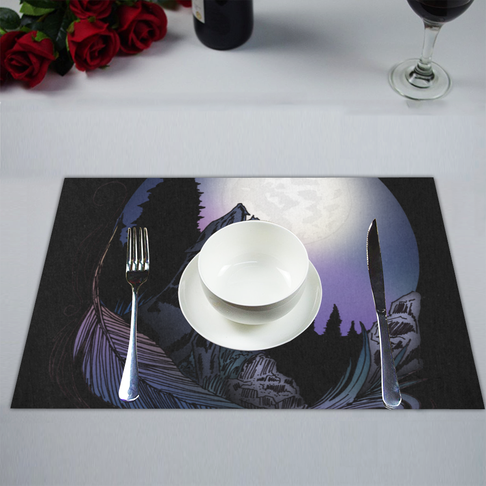 Howling Wolf Placemat 14’’ x 19’’