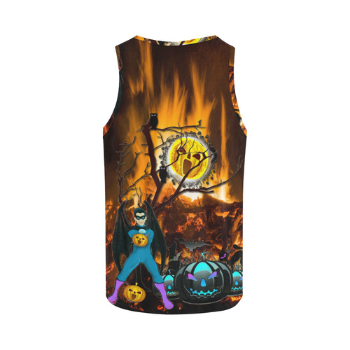 halloween dad on fire All Over Print Tank Top for Men (Model T43)