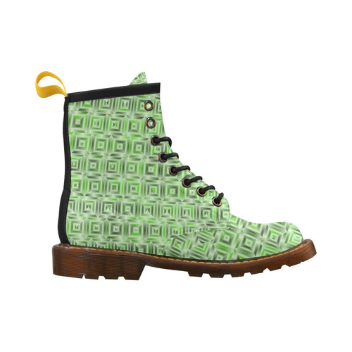 classic blocks,green by FeelGood High Grade PU Leather Martin Boots For Women Model 402H
