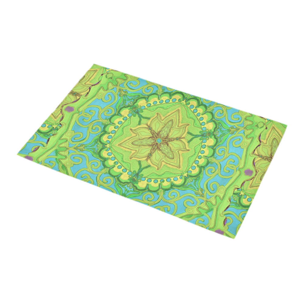 cactus flower 4 Bath Rug 16''x 28''