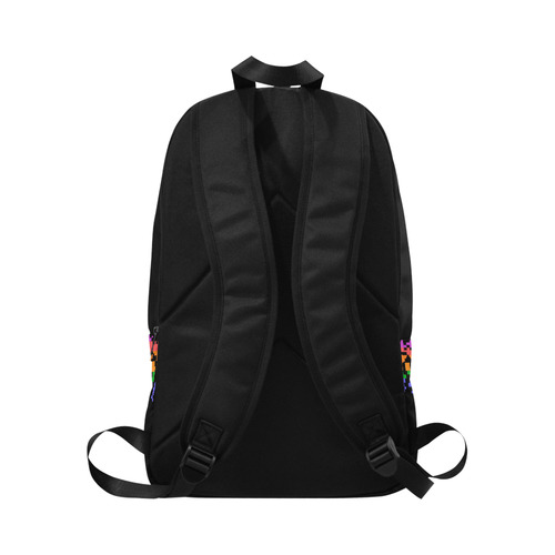 Pixel Gamer Fabric Backpack for Adult (Model 1659)