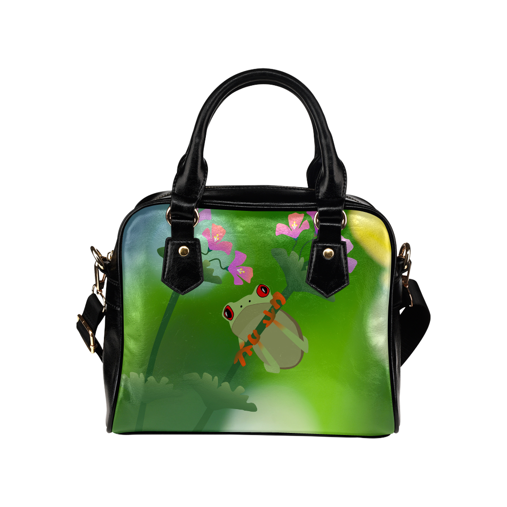 Oliver the Frog Shoulder Handbag (Model 1634)