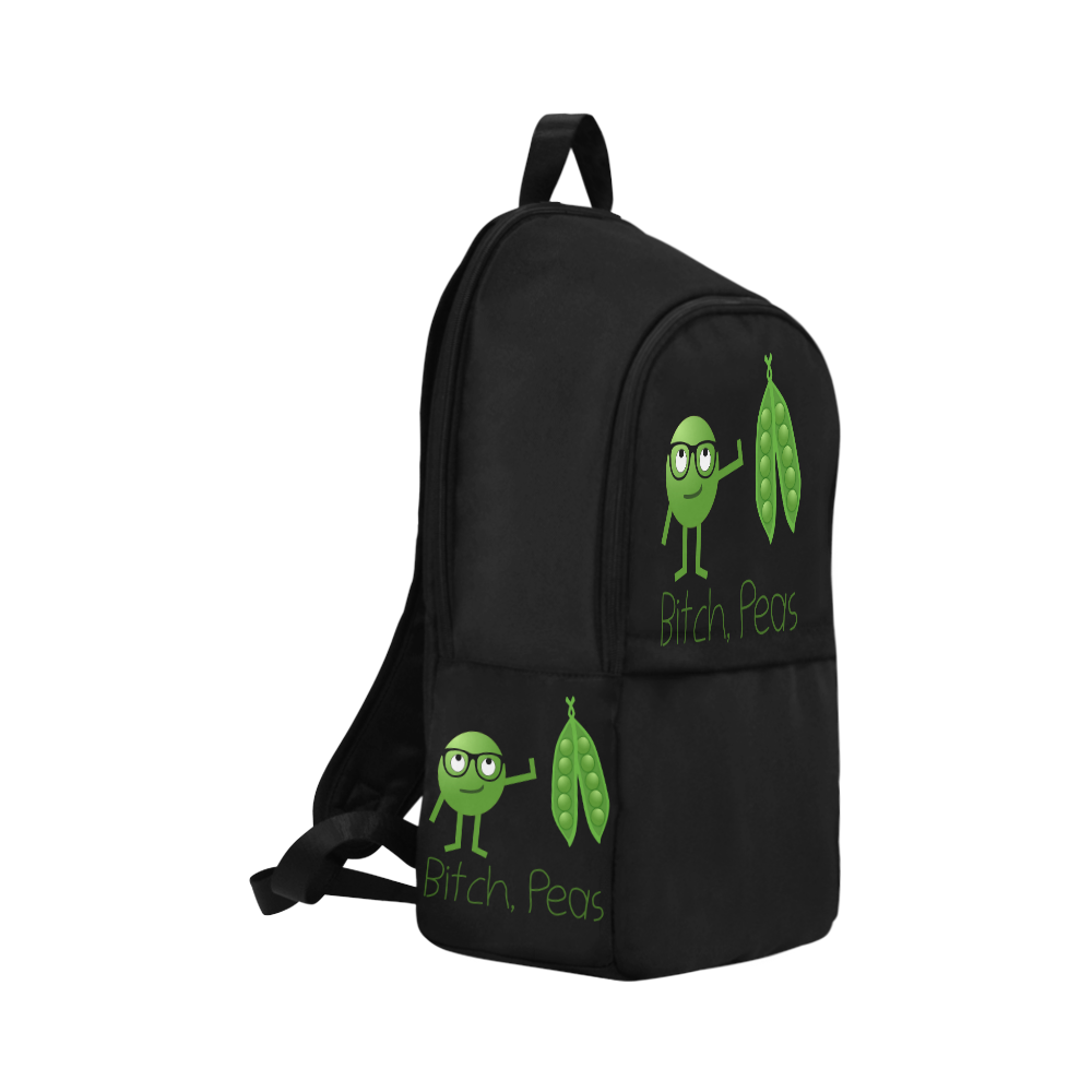Bitch Peas Fabric Backpack for Adult (Model 1659)