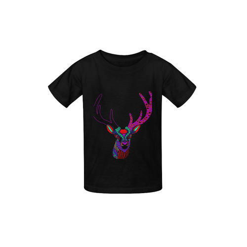 Rainbow Animals - Deer Kid's  Classic T-shirt (Model T22)
