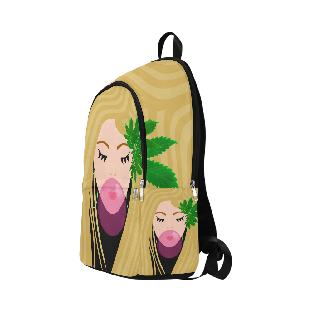 420 Girl Fabric Backpack for Adult (Model 1659)