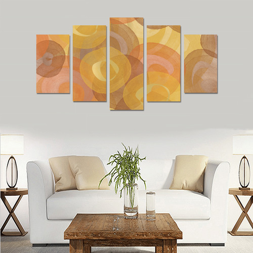 Autumn Swirls Canvas Print Sets A (No Frame)