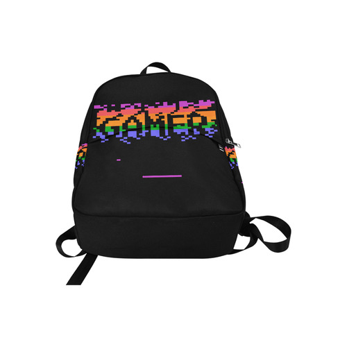 Pixel Gamer Fabric Backpack for Adult (Model 1659)