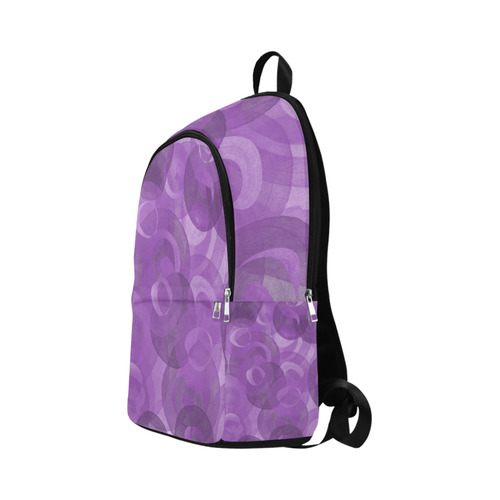 Purple Swirls Fabric Backpack for Adult (Model 1659)